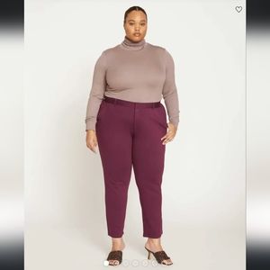 NWT Plum Cigarette Pants Long, Universal Standard